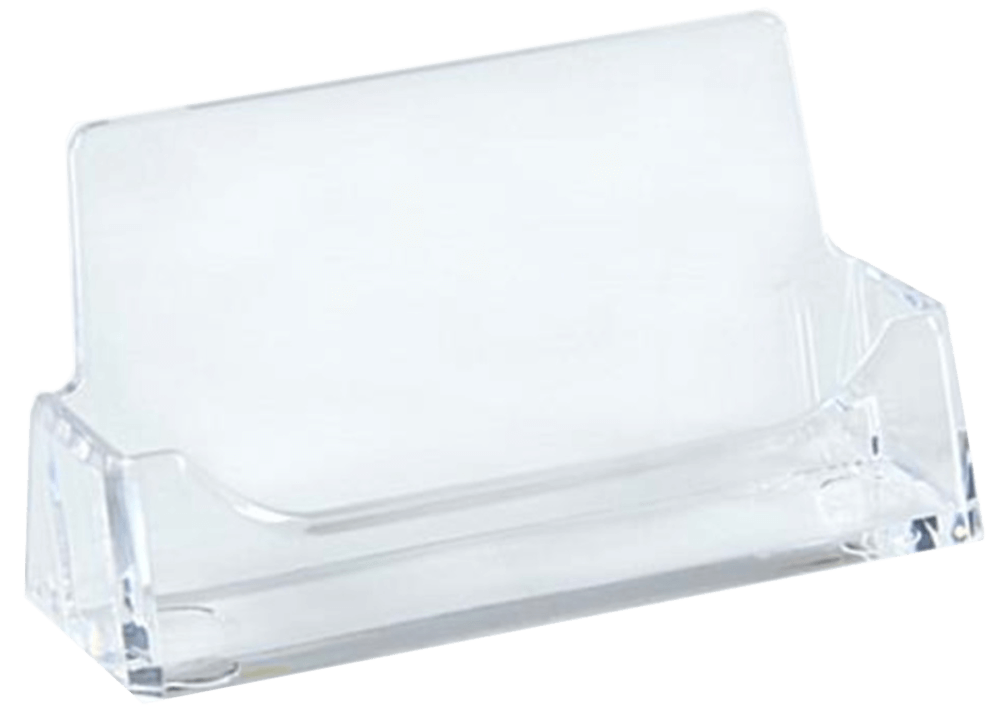 Portabiglietti Da Visita In Acrilico Trasparente OSCO - 44x102x62 Mm, Elegante E Moderno - Foto 2