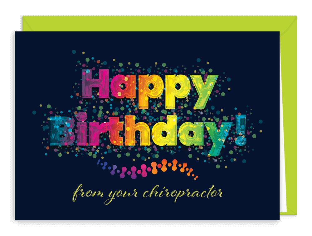 Birthday cards for Chiropractors